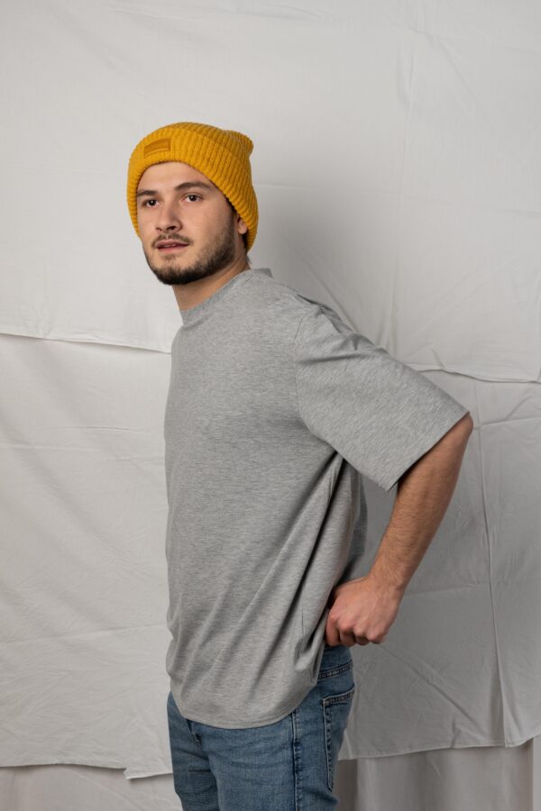 T-shirt oversized grijs